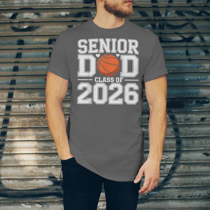 Senior Dad Class Of 2026 Cute Basketball Dad Graduation 2026 Unisex Jersey T-Shirt