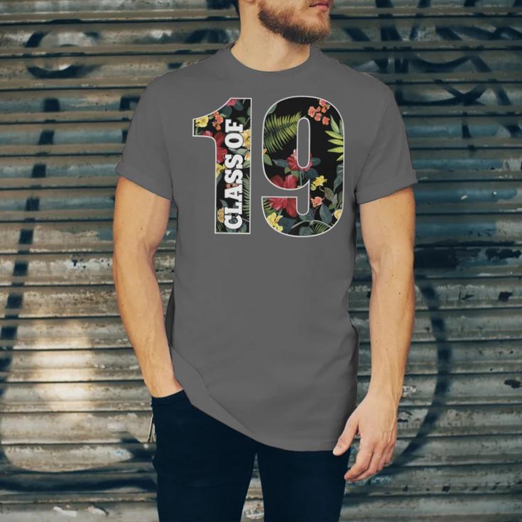 Senior Floral Class Of 2019 Shirt Graduation Idea Unisex Jersey T-Shirt