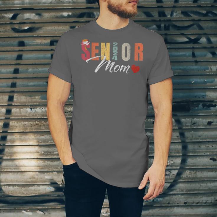 Senior Mom 2024 Graduation Heart Class Of 2024 Unisex Jersey T-Shirt