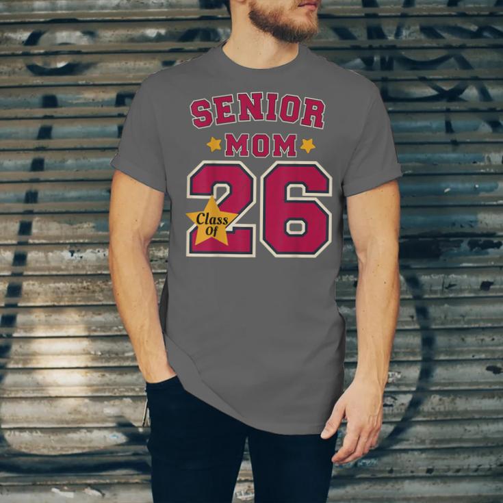Senior Mom 2026 Proud Senior Mom Class Of 26 For Graduation Unisex Jersey T-Shirt