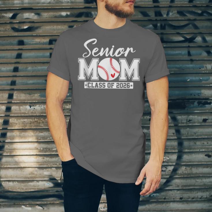Senior Mom Class Of 2026 Baseball Mom Graduation Unisex Jersey T-Shirt