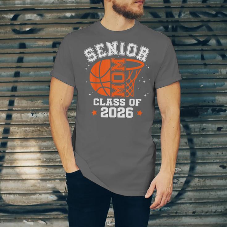 Senior Mom Class Of 2026 Basketball Graduation Unisex Jersey T-Shirt