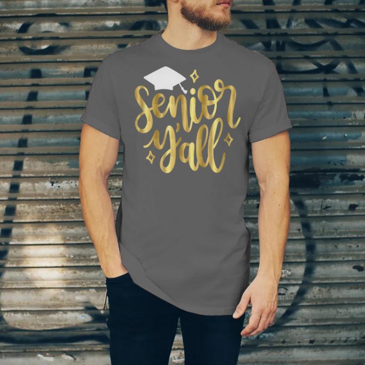 Seniors Y'All 2019 Graduation Tshirt High School College Unisex Jersey T-Shirt