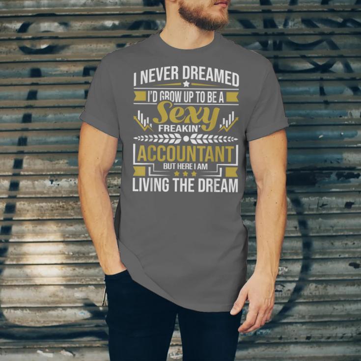 Be A Sexy Accountant Accounting Graduation Accountant Unisex Jersey T-Shirt
