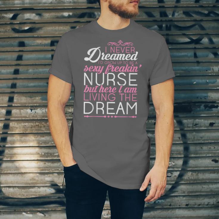 Sexy Freakin' Nurse NursingShirt For RN Graduation Unisex Jersey T-Shirt