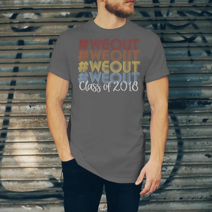 We Out Shirt Graduation For Her Him Class Of 2018 Unisex Jersey T-Shirt