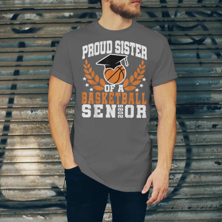 Sister Class Of 2025 Senior Basketball Graduation Family Unisex Jersey T-Shirt