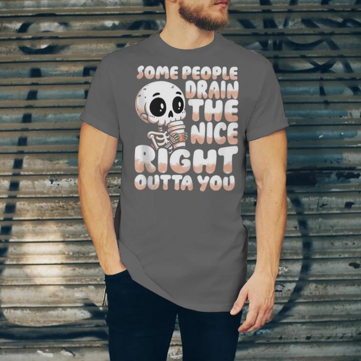 Skeleton Coffee Lover Introvert Unisex Jersey T-Shirt Skeleton Coffee Lover Introvert Unisex Jersey T-Shirt