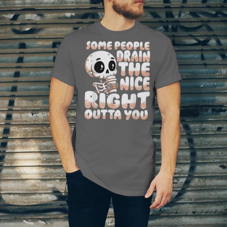 Skeleton Coffee Lover Introvert Unisex Jersey T-Shirt Skeleton Coffee Lover Introvert Unisex Jersey T-Shirt