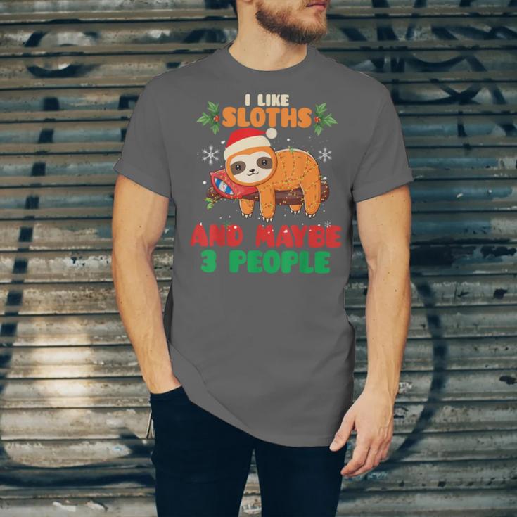 Sloth For Sloth Lover Men Women Kids Introverts Unisex Jersey T-Shirt