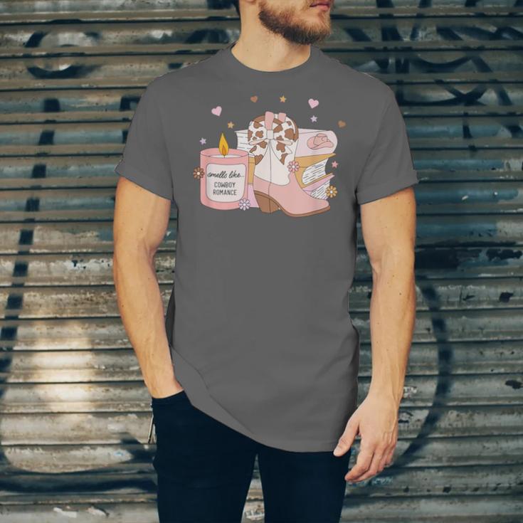 Smells Like Cowboy Romance Book Lover Unisex Jersey T-Shirt