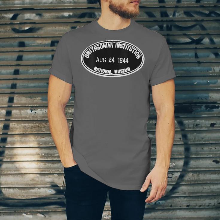Smithsonian Institution Library 1944 Book Stamp Unisex Jersey T-Shirt
