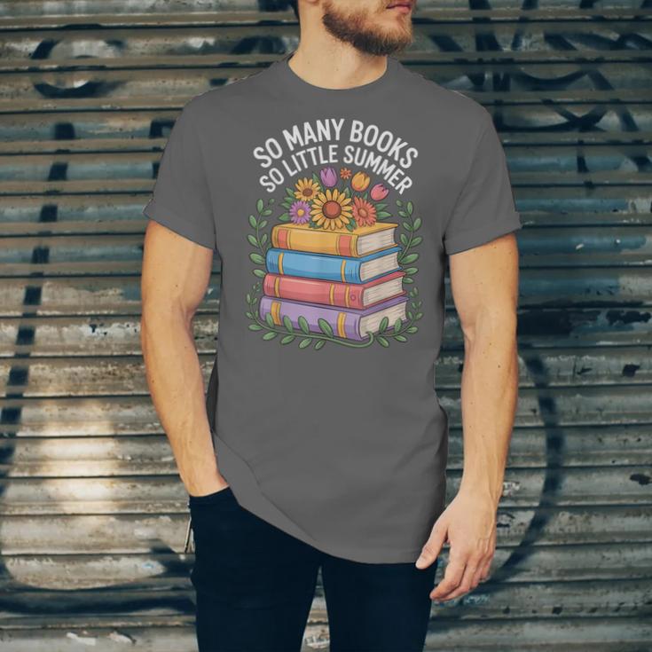 So Many Books So Little Summer Unisex Jersey T-Shirt