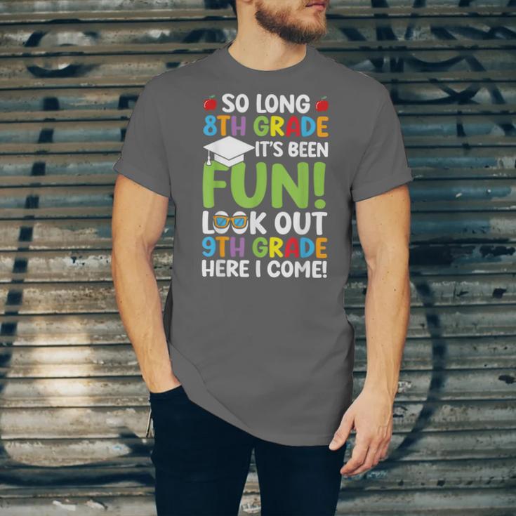 So Long 8th Grade 9th Grade Here I Come Graduation Unisex Jersey T-Shirt