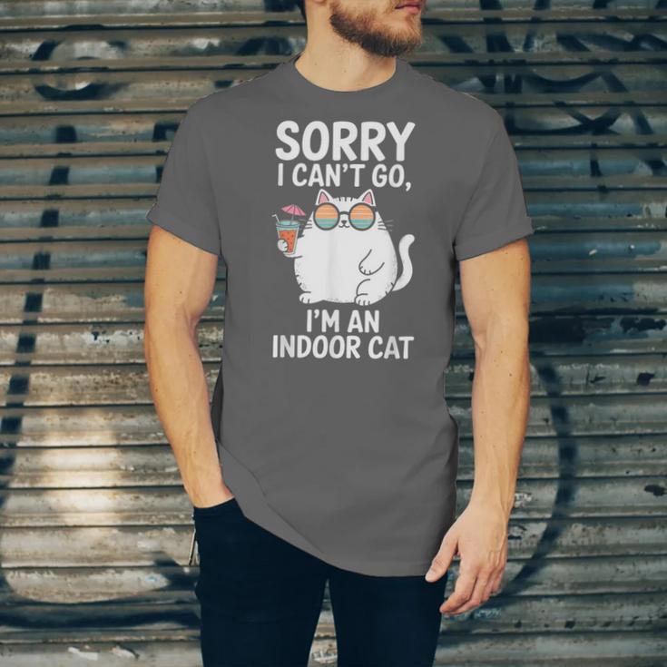 Sorry I Can’t Go I’m An Indoor Cat Introvert Cat Unisex Jersey T-Shirt Sorry I Can’t Go I’m An Indoor Cat Introvert Cat Unisex Jersey T-Shirt