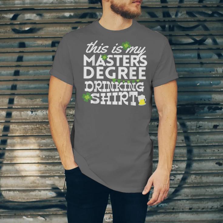 St Patricks Day Masters Degree MSW Graduation Social Work Unisex Jersey T-Shirt
