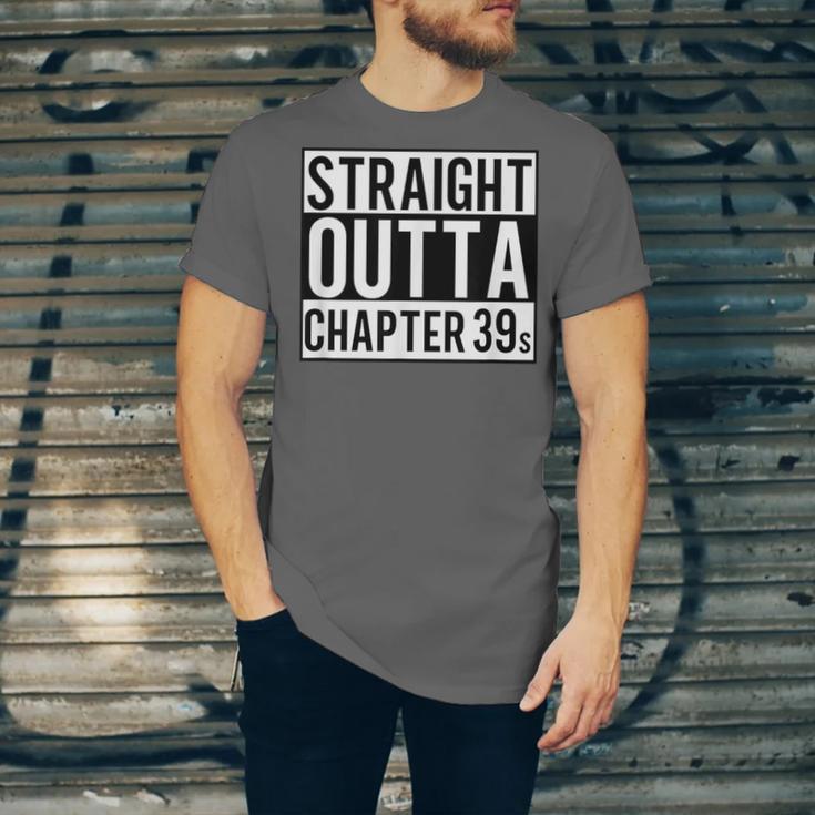 Straight Outta Chapter 39 Cute Book Lover Reader Unisex Jersey T-Shirt
