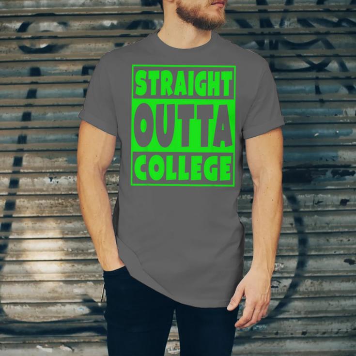 Straight Outta College 2018 Graduation Unisex Jersey T-Shirt