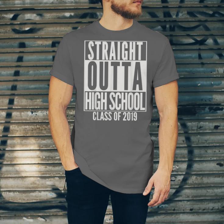 STRAIGHT OUTTA HIGH SCHOOL Senior 2019 Graduation Unisex Jersey T-Shirt