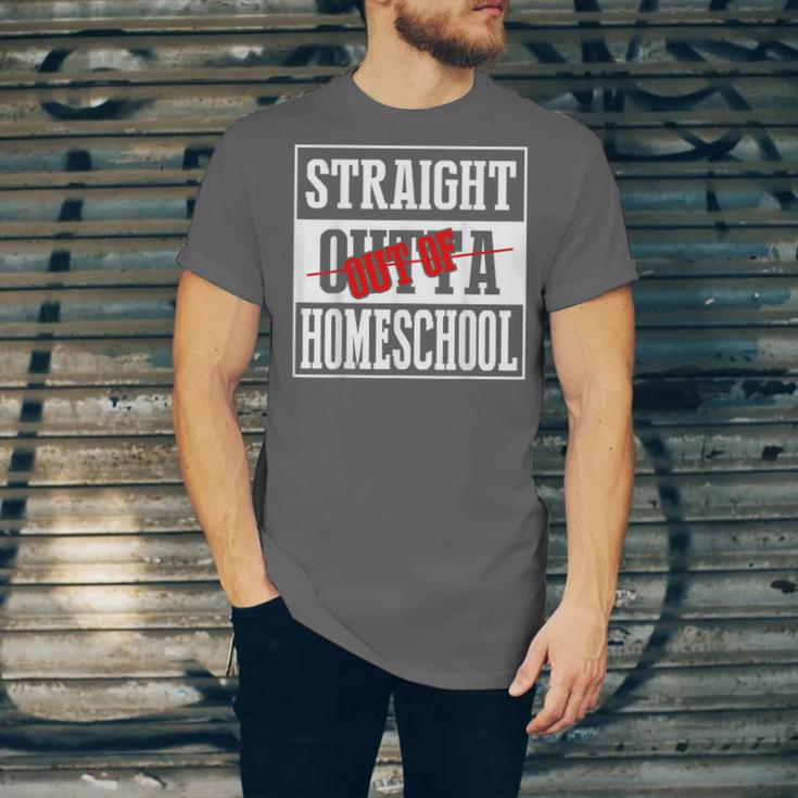 Straight Outta Homeschool Shirt Graduation Unisex Jersey T-Shirt