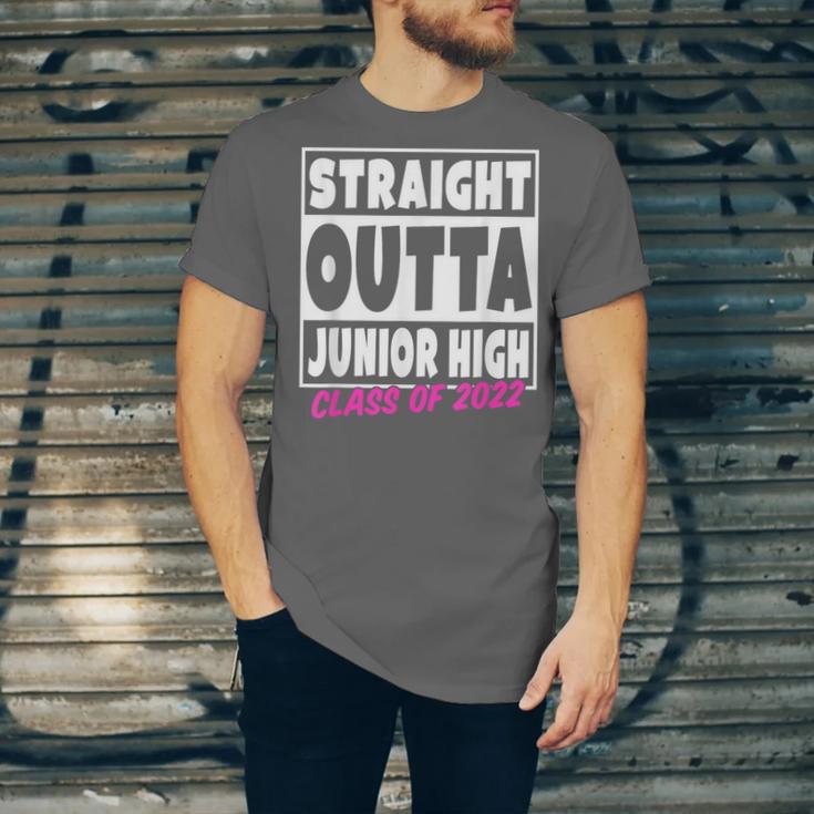 Straight Outta Junior High School Graduation Unisex Jersey T-Shirt