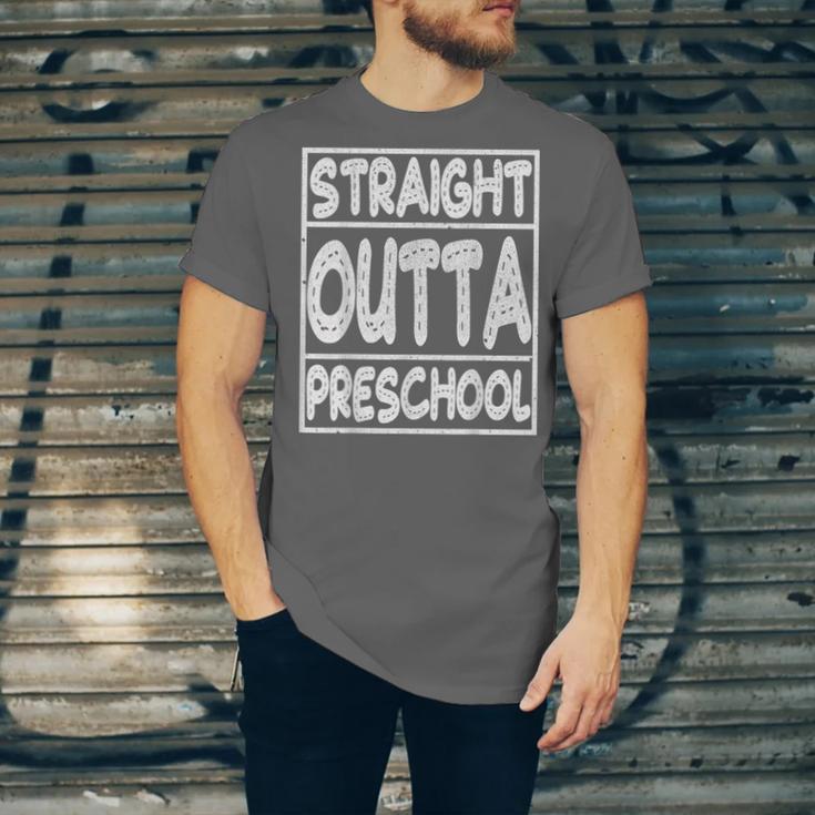 Straight Outta Preschool Shirt Graduation Idea Unisex Jersey T-Shirt