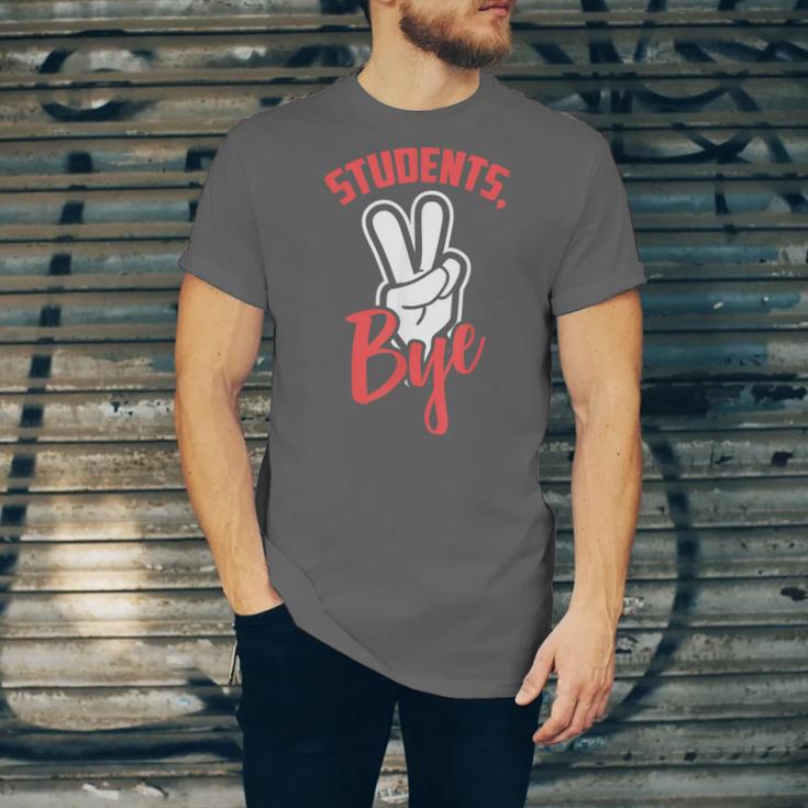 Students Bye Shirt Last Day Of School Graduation 2019 Unisex Jersey T-Shirt