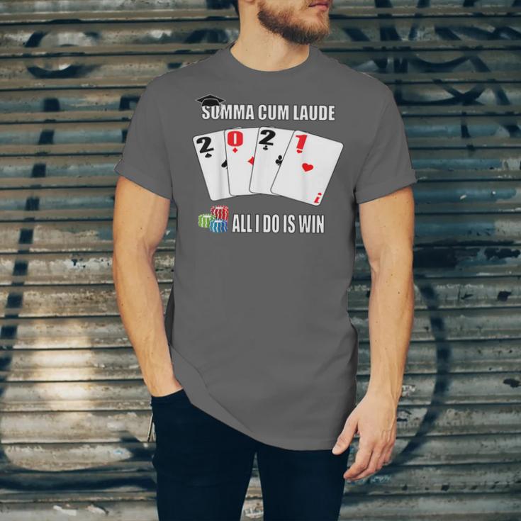 Summa Cum Laude Class Of 2021 Graduate Win Senior Graduation Unisex Jersey T-Shirt