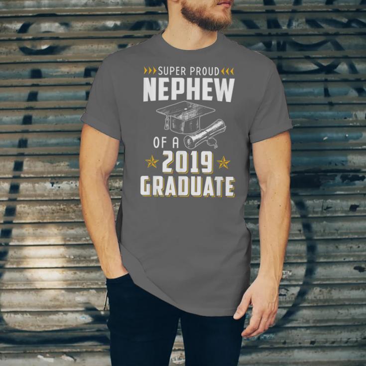 Super Proud Nephew Of A 2019 Graduate Shirt Graduation Unisex Jersey T-Shirt