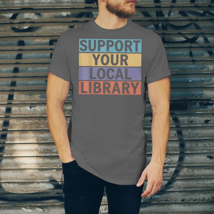 Support Your Local Library Worker Librarian Bookworm Unisex Jersey T-Shirt Support Your Local Library Worker Librarian Bookworm Unisex Jersey T-Shirt