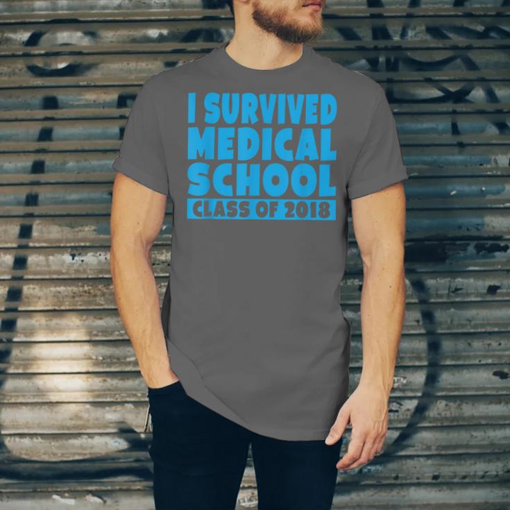 I Survived Medical School Class Of 2018 Graduation Unisex Jersey T-Shirt