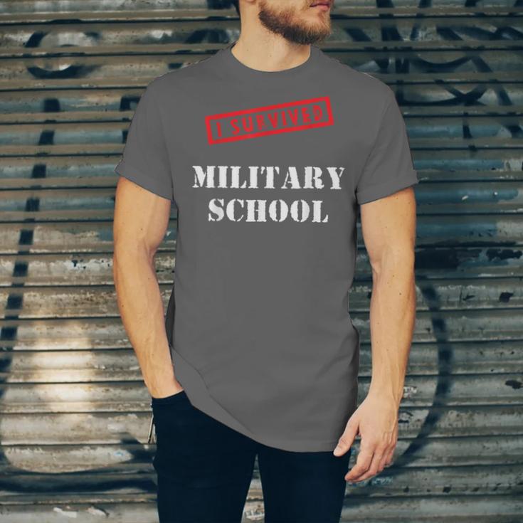 I Survived Military School Graduation Straight Outta Unisex Jersey T-Shirt