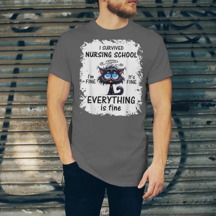 I Survived Nursing School Graduation 2025 Unisex Jersey T-Shirt