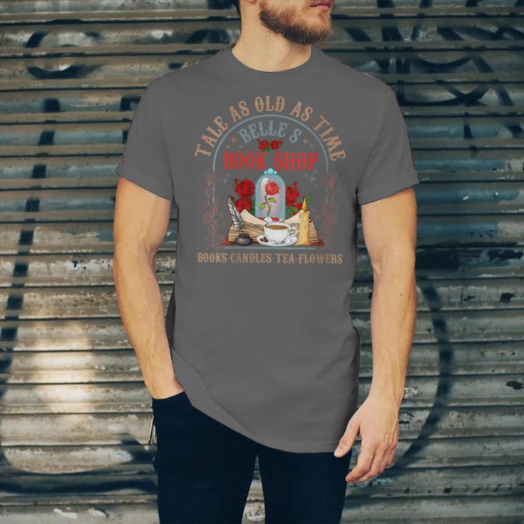 Tale As Old As Time Belle's Book Shop Book Coffee Book Lover Unisex Jersey T-Shirt