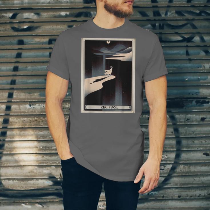 Tarot Cards Guide Book Esoteric Mysticism Clothing The Fool Tarot Card -Adults & Kids Small Short Sleeve Crew Neck Classic Fit Unisex Jersey T-Shirt