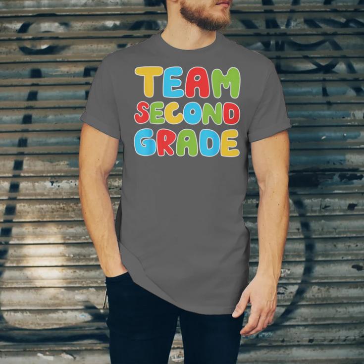 Team Second Grade Shirt 2nd Grade Back To School Graduation Unisex Jersey T-Shirt