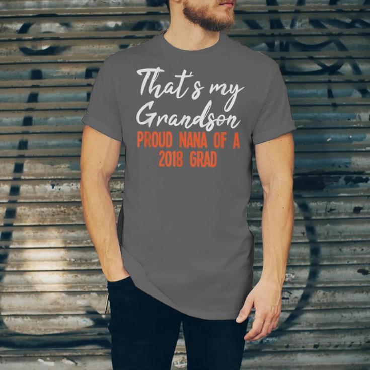 That's My Grandson 2018 Graduation Shirt For Grad Nanas Unisex Jersey T-Shirt