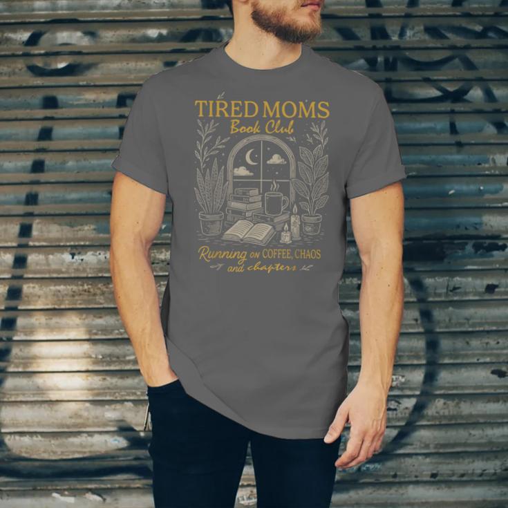 Tired Moms Book Club Running On Coffee Chaos And Chapters Unisex Jersey T-Shirt Tired Moms Book Club Running On Coffee Chaos And Chapters Unisex Jersey T-Shirt