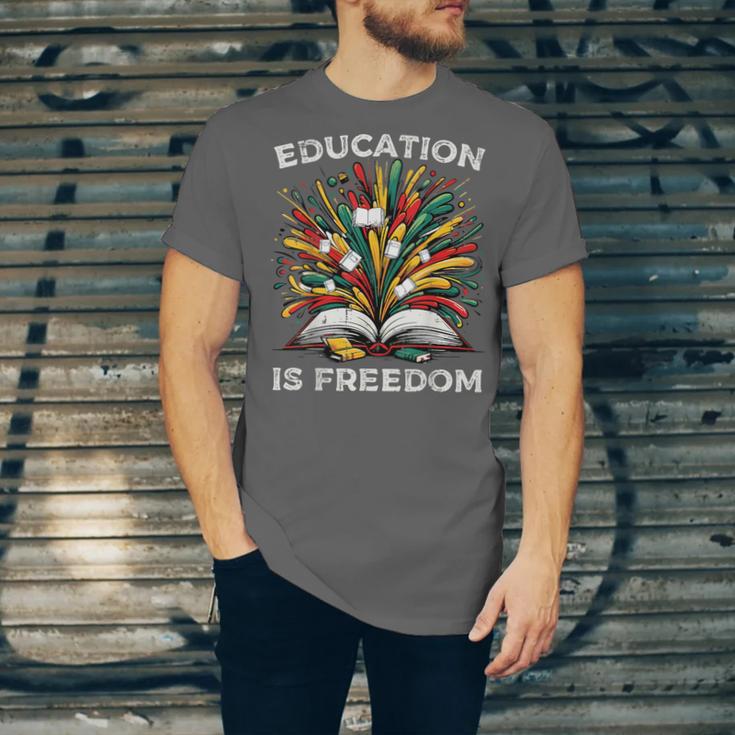 History Book Education Freedom Teacher Women Men Kids Unisex Jersey T-Shirt