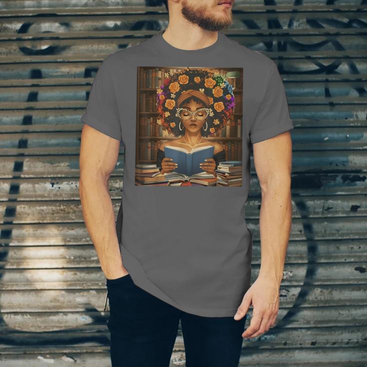 History Month Black Afro Girl Women Book Lovers Flower Unisex Jersey T-Shirt History Month Black Afro Girl Women Book Lovers Flower Unisex Jersey T-Shirt