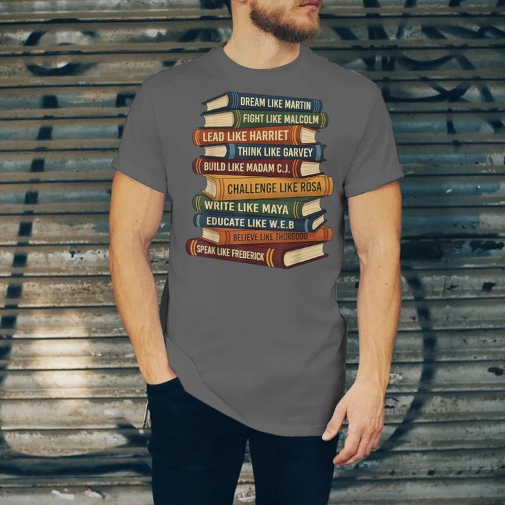 History Month Dream Like Martin Books Men Women Kids Unisex Jersey T-Shirt