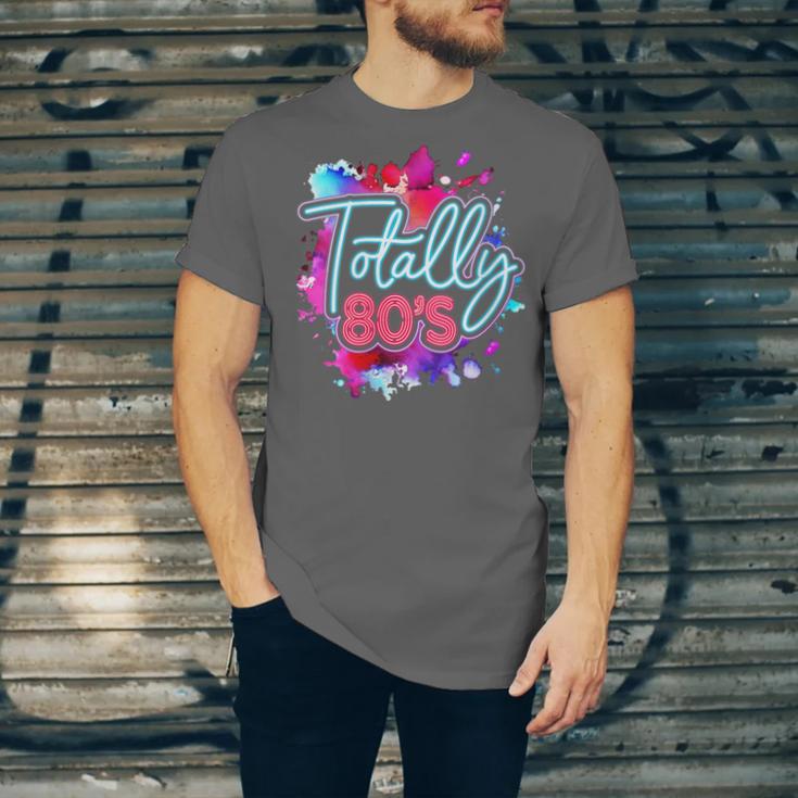 Totally 80's Colorful Retro 1980s Style Nostalgia Vibe Unisex Jersey T-Shirt Totally 80's Colorful Retro 1980s Style Nostalgia Vibe Unisex Jersey T-Shirt