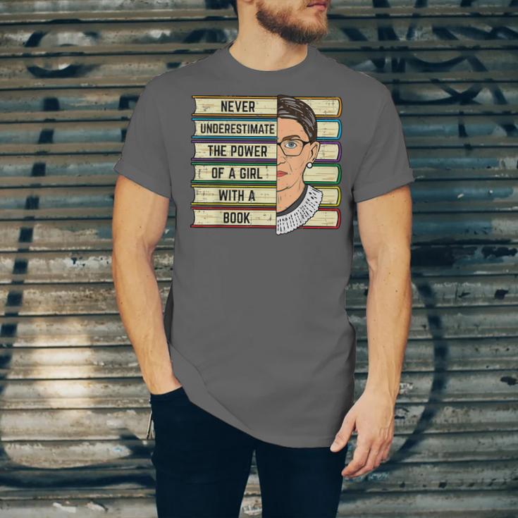 Never Underestimate Girl Read Book Reading Librarian Women Unisex Jersey T-Shirt Never Underestimate Girl Read Book Reading Librarian Women Unisex Jersey T-Shirt