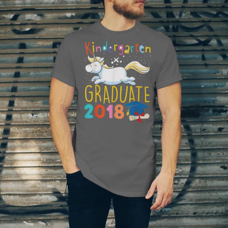 Unicorn Kindergarten Graduation Shirt Girls Unisex Jersey T-Shirt