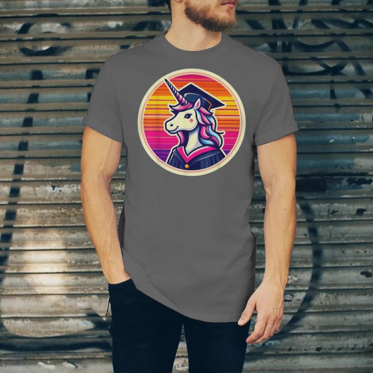 Unicorn University Graduation Graduating School Girl Cute Unisex Jersey T-Shirt