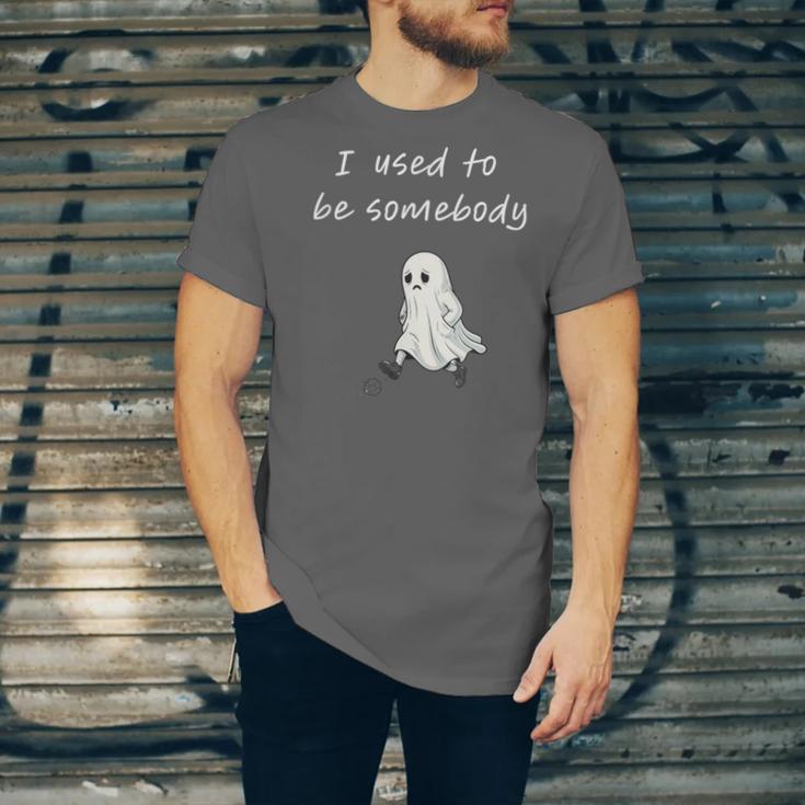 I Used To Be Somebody Nostalgia Halloween Spooky Season Unisex Jersey T-Shirt