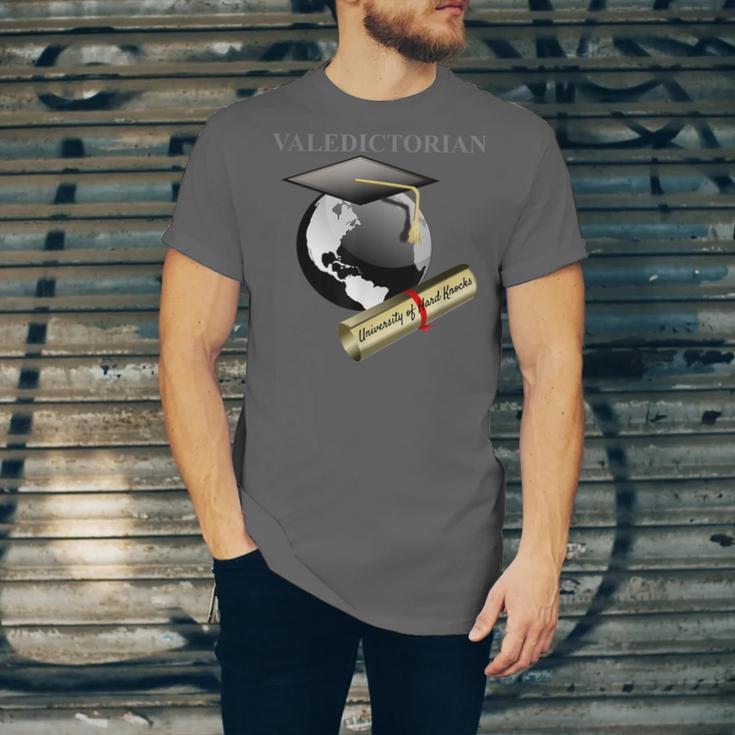 Valedictorian University Of Hard Knocks Graduation Tshirt Unisex Jersey T-Shirt