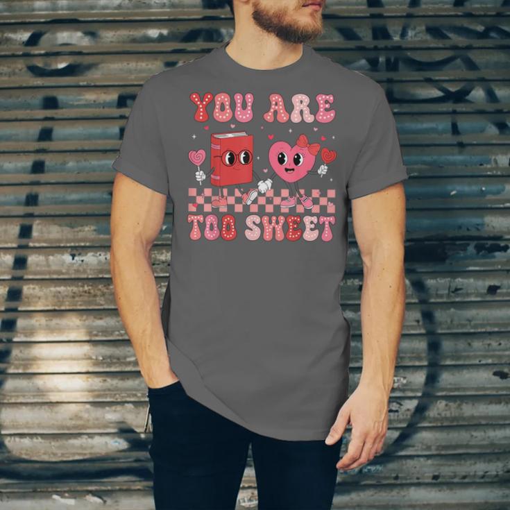 Valentine Day Book You Are Too Sweet Librarian Teacher Kids Unisex Jersey T-Shirt Valentine Day Book You Are Too Sweet Librarian Teacher Kids Unisex Jersey T-Shirt