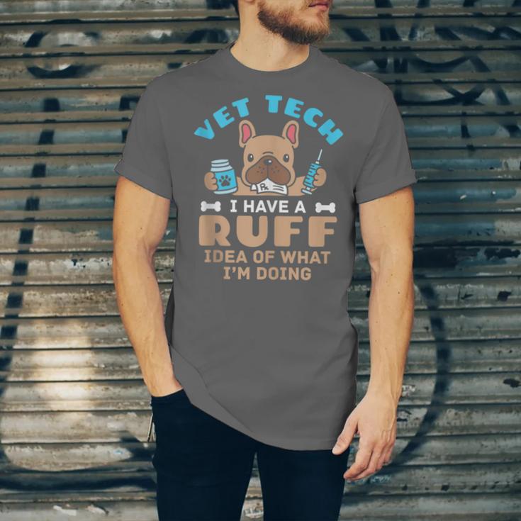 Vet Tech Veterinary Technician Graduation Ruff Idea Unisex Jersey T-Shirt