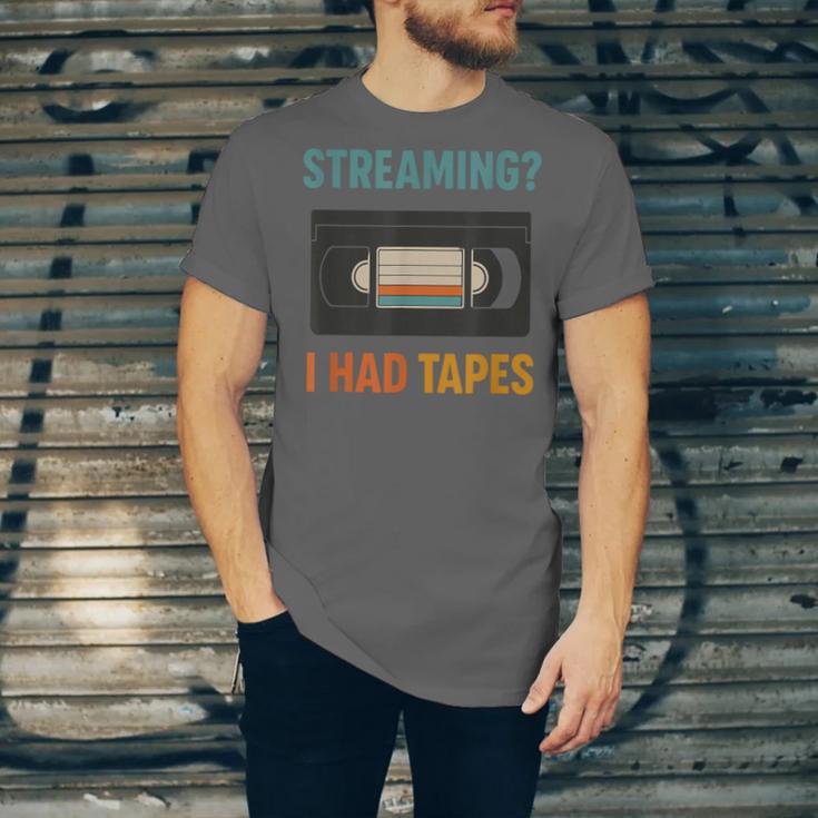 VHS Cassette Tape Retro 80s 90s Nostalgia Unisex Jersey T-Shirt